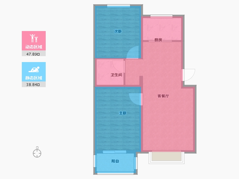 河北省-保定市-苏堤杭城・御境-78.41-户型库-动静分区