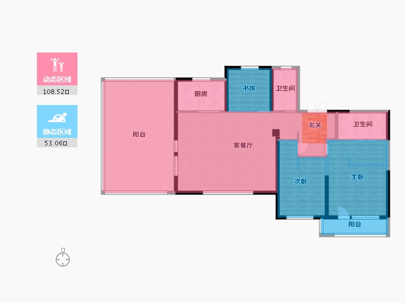 山东省-青岛市-信联天地-146.22-户型库-动静分区