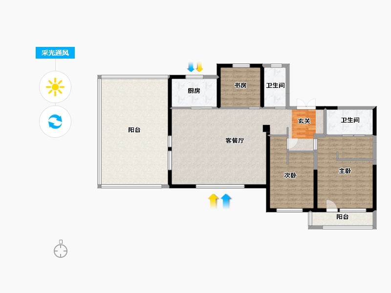 山东省-青岛市-信联天地-146.22-户型库-采光通风