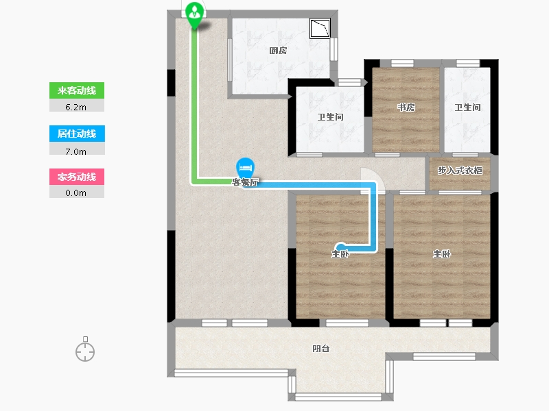 山东省-青岛市-信联天地-92.80-户型库-动静线