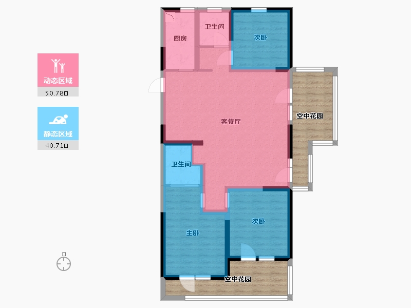 山东省-青岛市-信联天地-100.72-户型库-动静分区