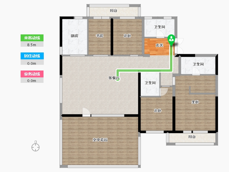 山东省-青岛市-信联天地-176.27-户型库-动静线