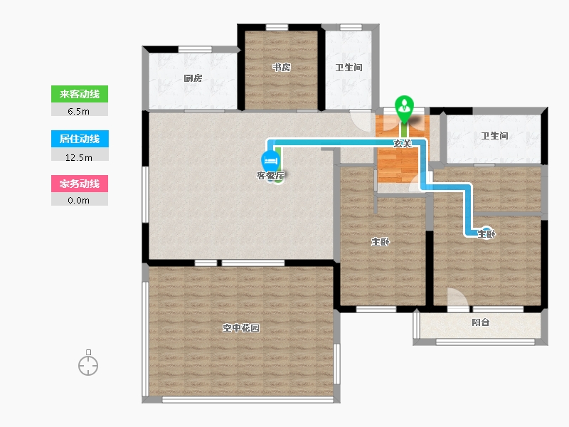 山东省-青岛市-信联天地-142.31-户型库-动静线