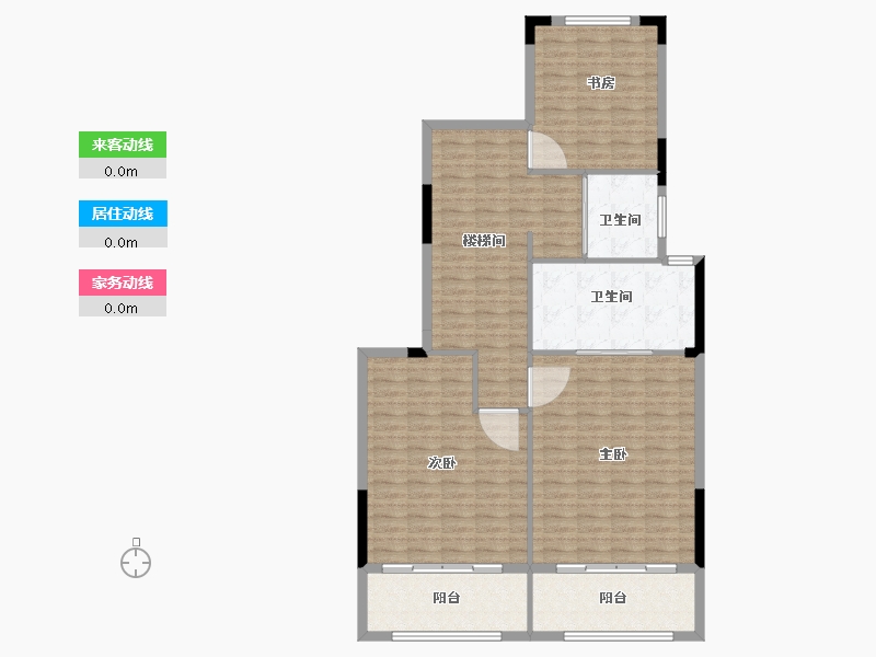 浙江省-金华市-观江院子-121.61-户型库-动静线