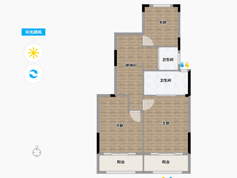 浙江省-金华市-观江院子-121.61-户型库-采光通风