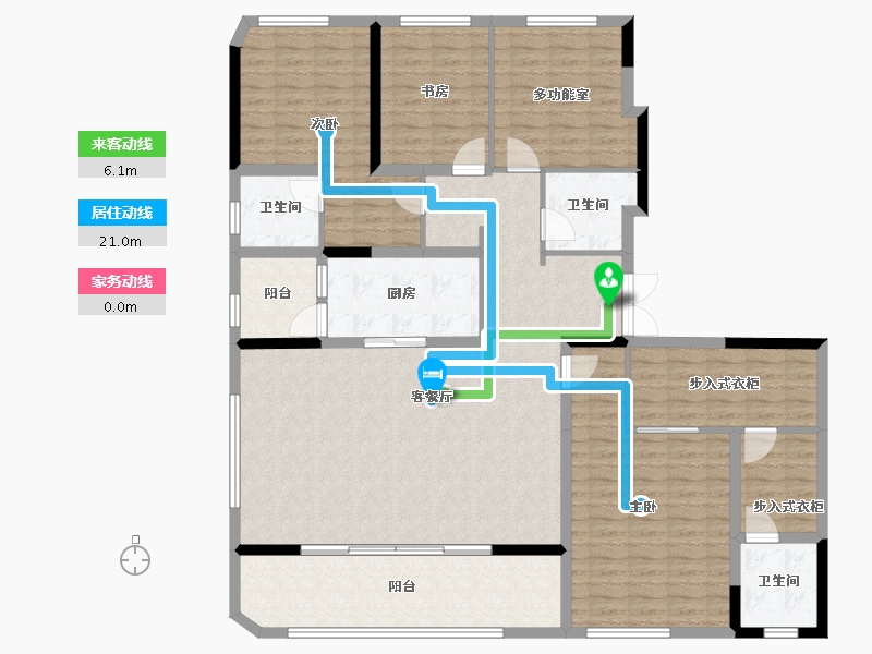 重庆-重庆市-融创壹号院-157.05-户型库-动静线