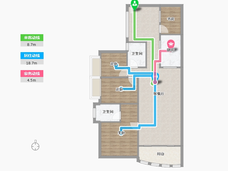 广东省-深圳市-金港华庭-97.42-户型库-动静线