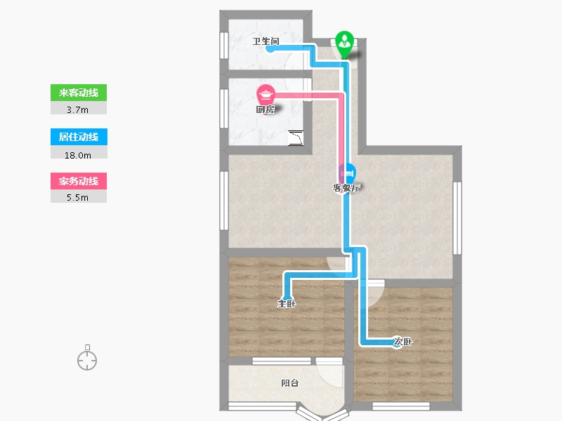 广东省-深圳市-儒骏城立方-59.36-户型库-动静线