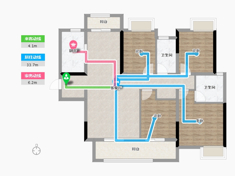 江西省-上饶市-富力院士廷-110.50-户型库-动静线