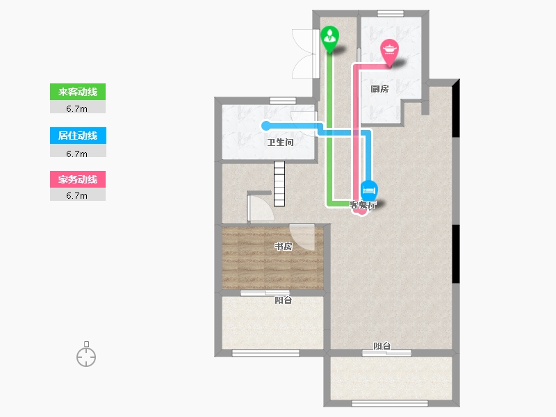 上海-上海市-同济晶萃-94.00-户型库-动静线