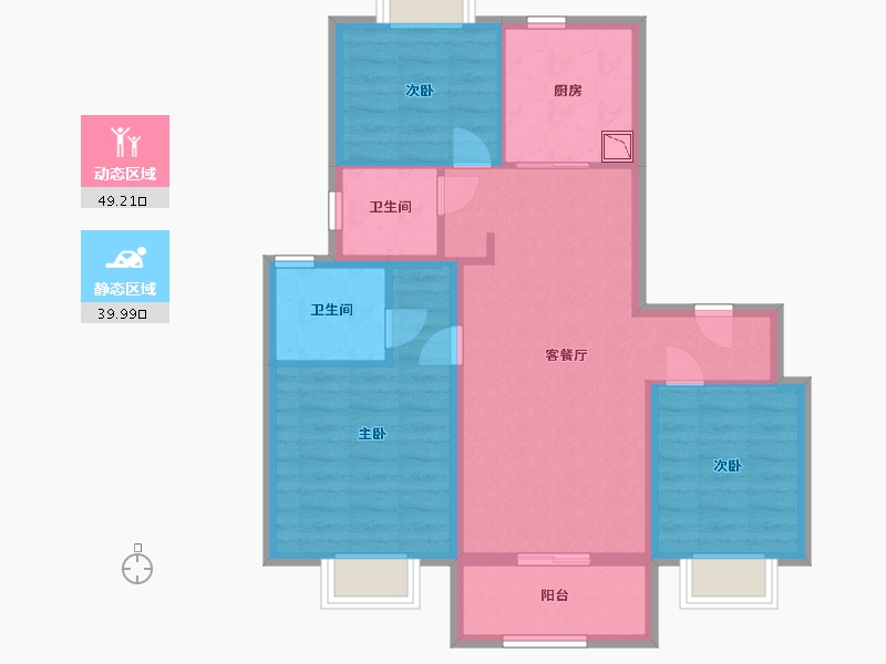 上海-上海市-华发象屿光星华府-79.20-户型库-动静分区