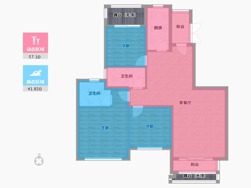 福建省-厦门市-恒大帝景-94.09-户型库-动静分区