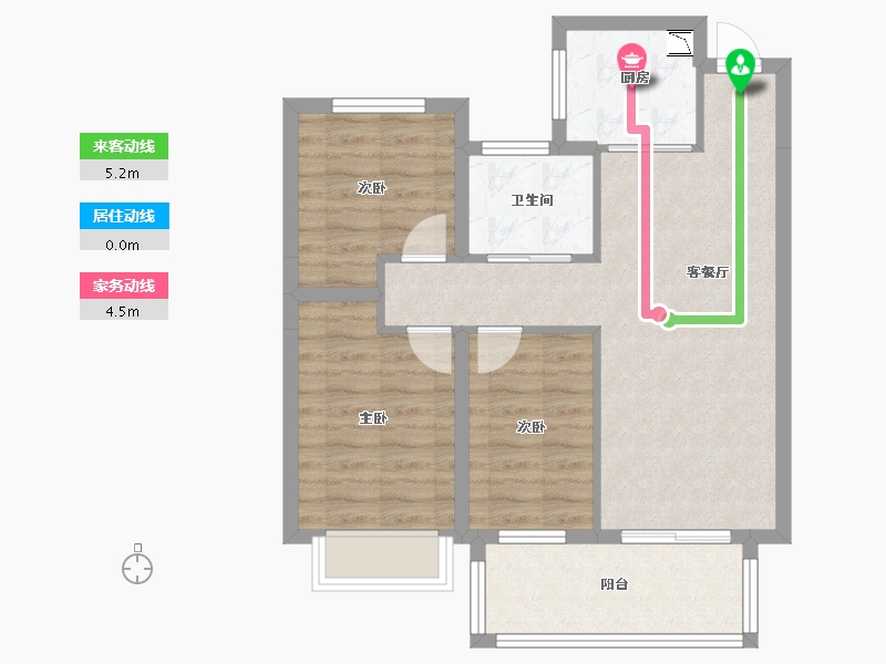 安徽省-合肥市-大富鸿学府-69.48-户型库-动静线