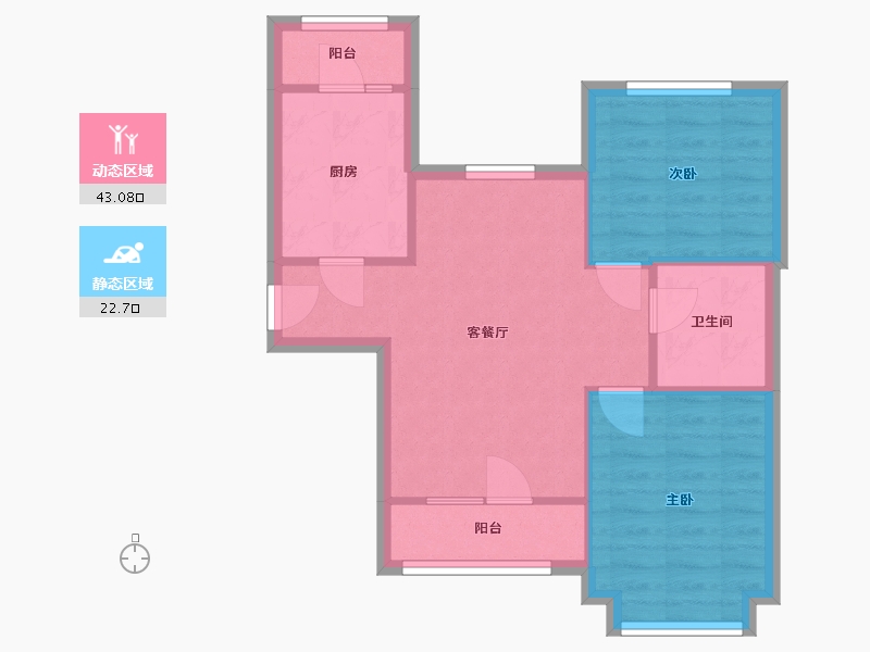 河北省-廊坊市-爱晚大爱城-59.09-户型库-动静分区