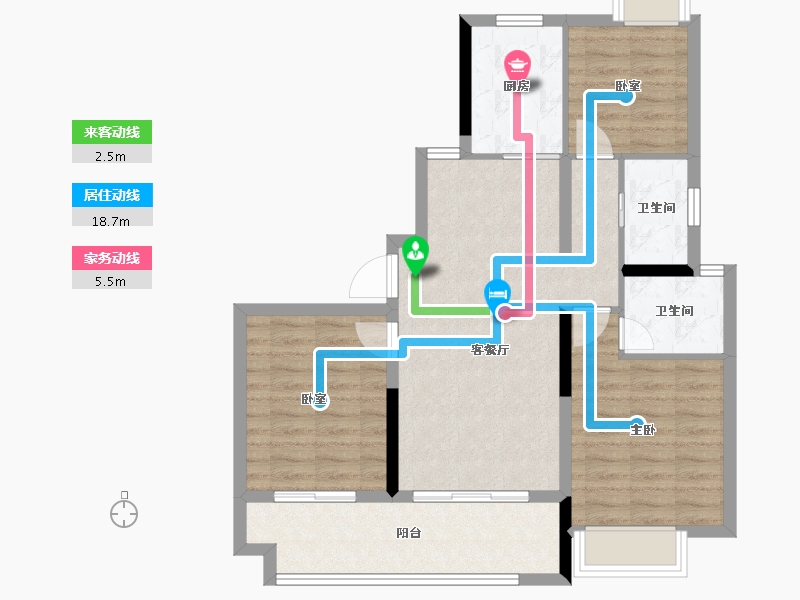 福建省-福州市-建总领筑-81.04-户型库-动静线