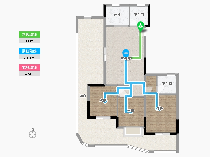 浙江省-丽水市-大家未来社区-116.40-户型库-动静线