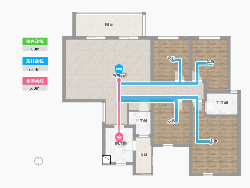 四川省-成都市-保利堂悦府-112.30-户型库-动静线