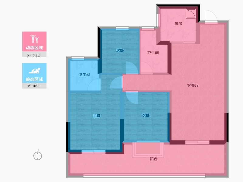 浙江省-丽水市-大家未来社区-82.49-户型库-动静分区