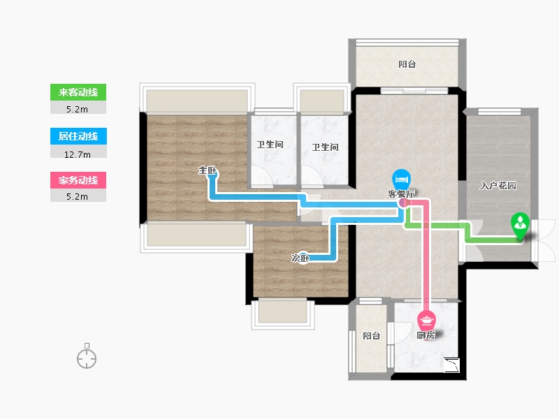 广东省-湛江市-华双济海花园-77.60-户型库-动静线