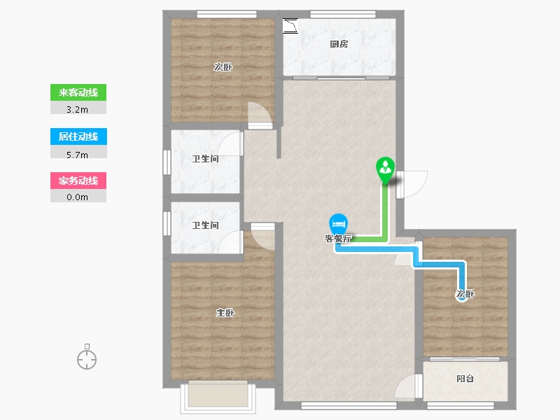 山东省-滨州市-中盛国府-101.08-户型库-动静线