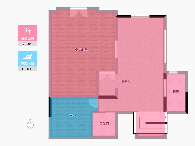 云南省-昆明市-招商依云国际社区-99.39-户型库-动静分区