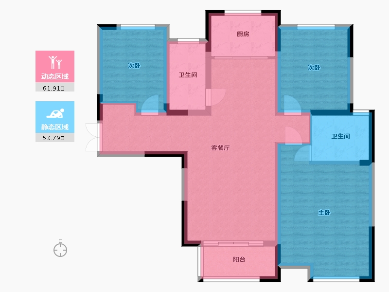 河南省-周口市-玖号院-104.17-户型库-动静分区