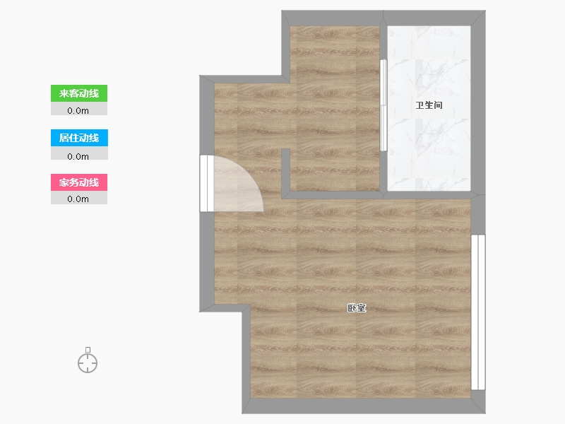 新疆维吾尔自治区-乌鲁木齐市-德汇中心蜂巢公寓-23.24-户型库-动静线