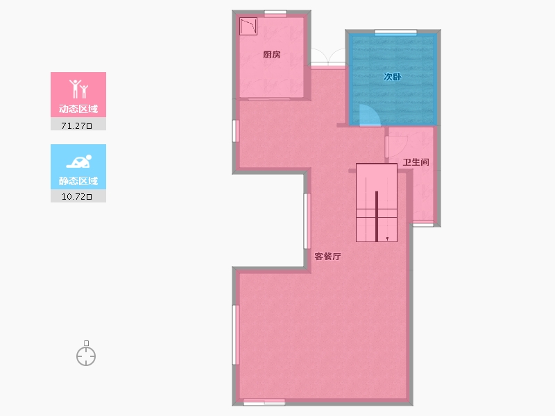 广东省-东莞市-THE EMERALD星岸-74.29-户型库-动静分区