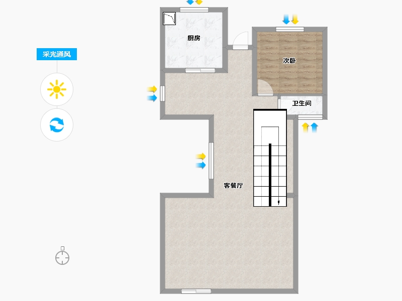 广东省-东莞市-THE EMERALD星岸-81.25-户型库-采光通风