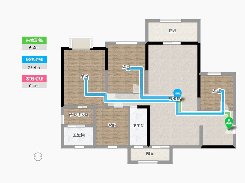 广东省-湛江市-御景鸿庭-117.30-户型库-动静线