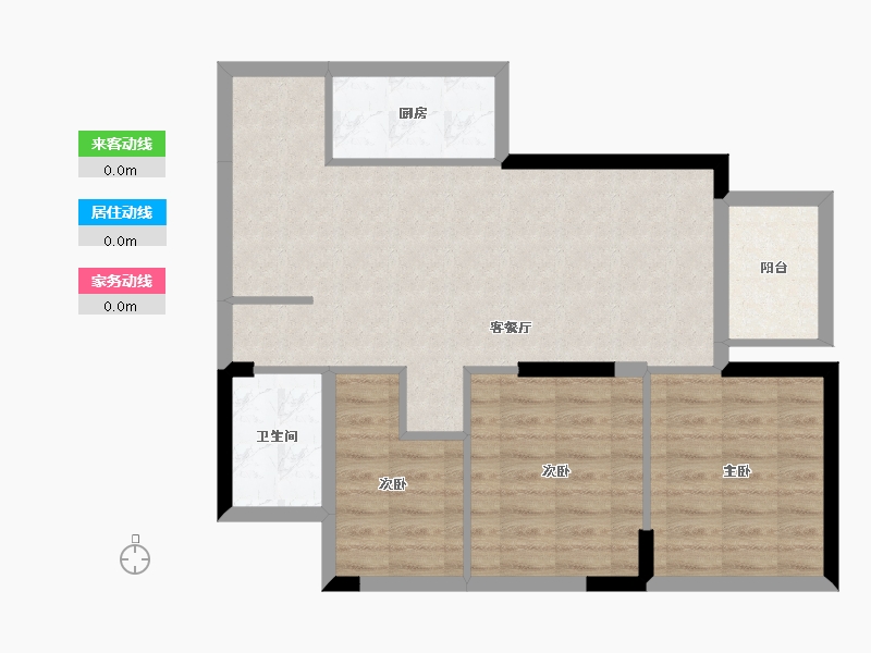 广西壮族自治区-南宁市-隆源学府-71.55-户型库-动静线