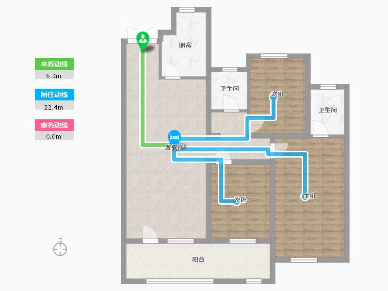 山东省-聊城市-江北水镇・九礼-112.59-户型库-动静线