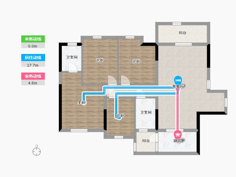 贵州省-安顺市-筑佳首府-109.59-户型库-动静线