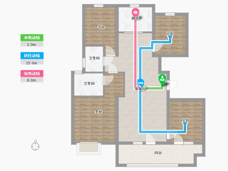 山东省-德州市-石榴春江明月-101.60-户型库-动静线