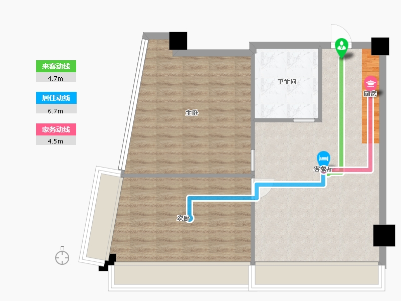 山东省-潍坊市-城投摩尔国际-72.10-户型库-动静线