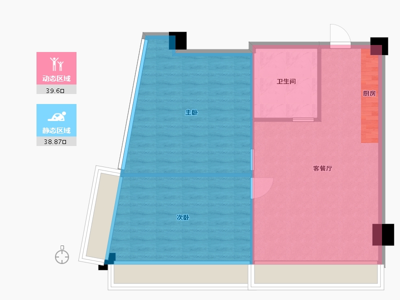 山东省-潍坊市-城投摩尔国际-72.10-户型库-动静分区