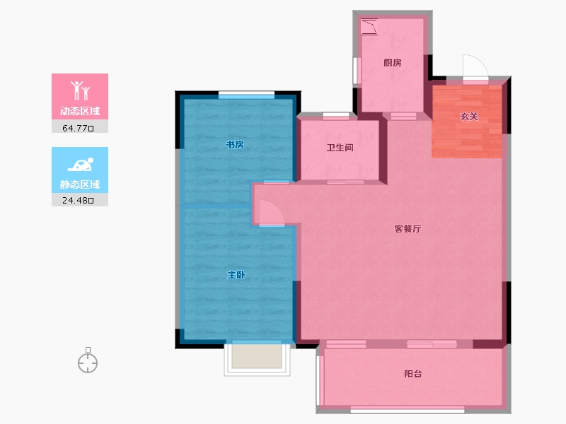 安徽省-合肥市-光明府-79.99-户型库-动静分区