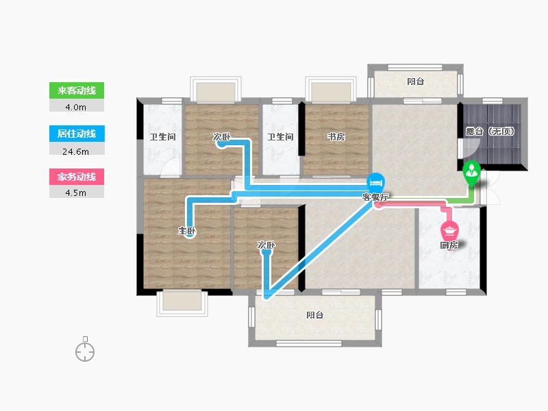 广东省-惠州市-东投云城-107.12-户型库-动静线