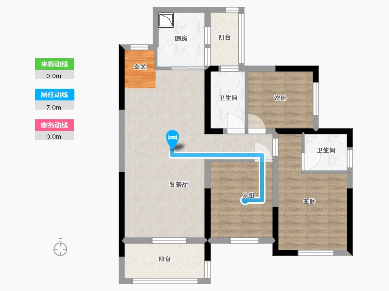 广西壮族自治区-桂林市-绿涛公园里-82.01-户型库-动静线