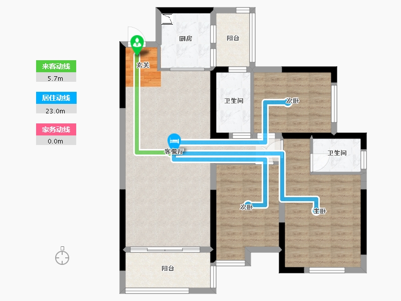 广西壮族自治区-桂林市-绿涛公园里-92.45-户型库-动静线