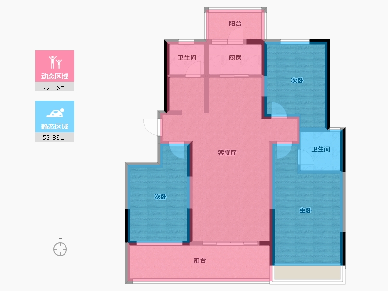 河南省-周口市-昌建永宁府-112.49-户型库-动静分区