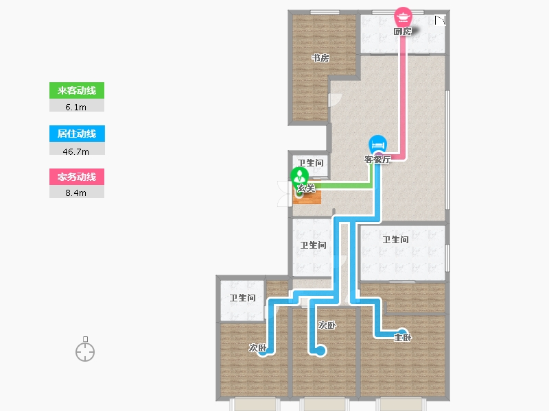 吉林省-长春市-华润中心-208.21-户型库-动静线