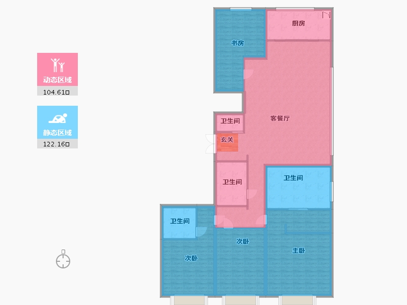 吉林省-长春市-华润中心-208.21-户型库-动静分区