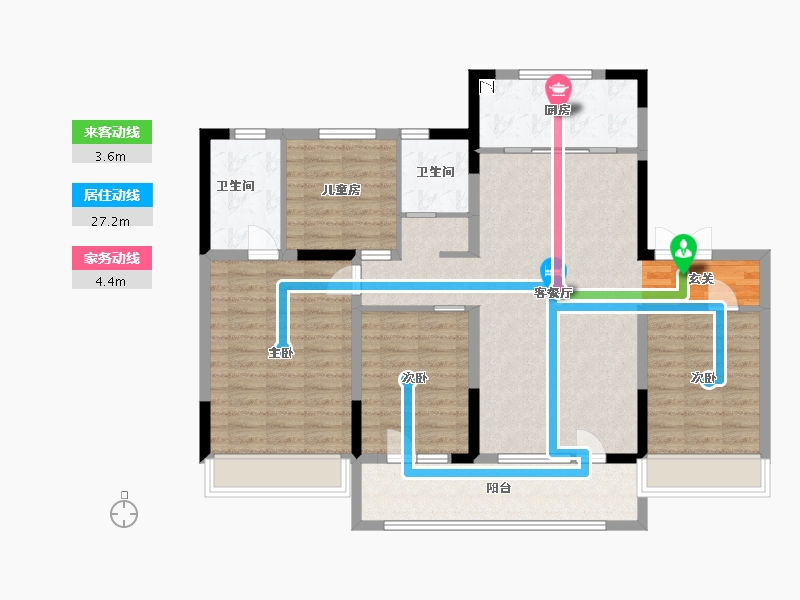 山东省-青岛市-中南世纪城（林樾）-112.00-户型库-动静线