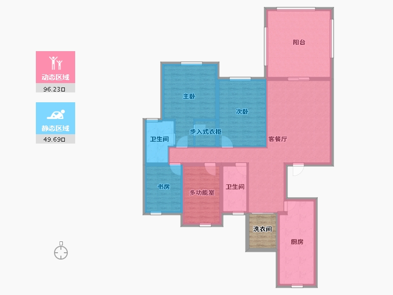 辽宁省-大连市-金地艺境-135.61-户型库-动静分区