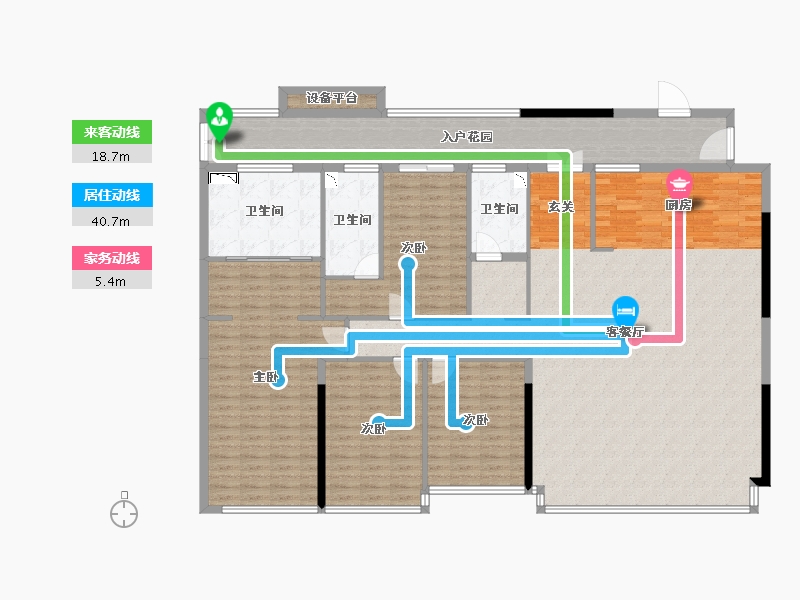 四川省-成都市-麓府公馆-202.76-户型库-动静线