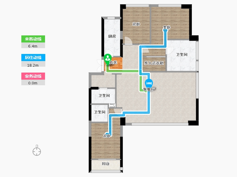 四川省-成都市-麓府公馆-121.22-户型库-动静线