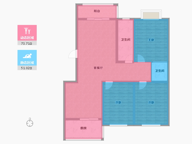 河南省-洛阳市-富宁小区-112.19-户型库-动静分区