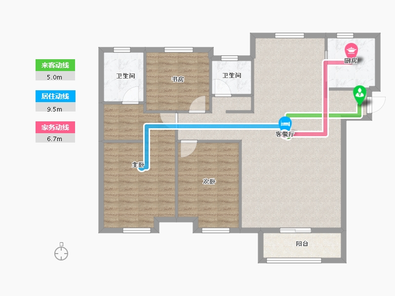 山东省-济南市-泰悦盛景-107.99-户型库-动静线