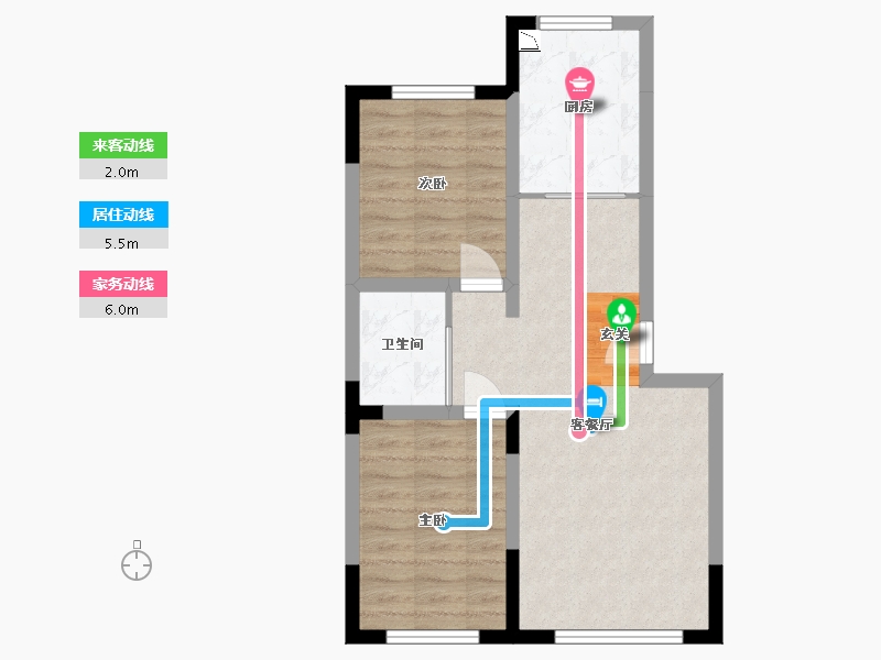 吉林省-长春市-万龙银河城北区-58.21-户型库-动静线